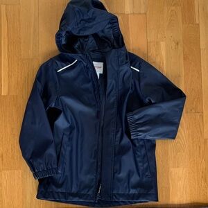 Cat & Jack Navy boys Raincoat. Size S